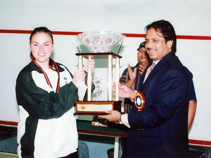 Carla Khan (Urdu: کارلا خان; born 18 August 1981) is a British Pakistani professional squash player
